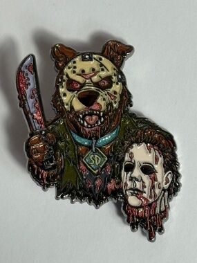 Scooby Doo X Jason Michael Myers Mash LE Glow Dark Hat Pin Limited Edition Hats
